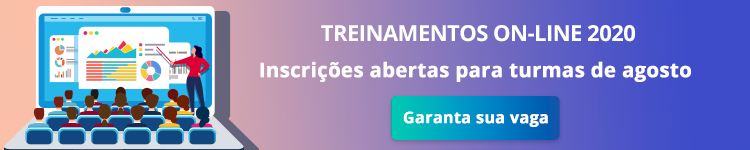 Treinamentos on-line 2020 - turmas agosto