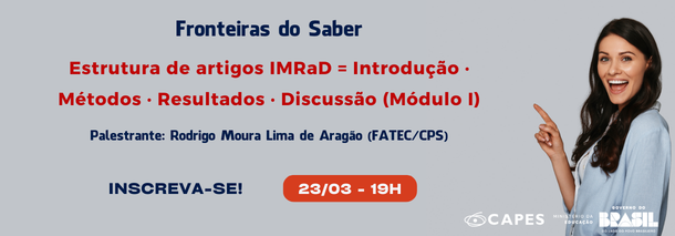 Fronteiras do Saber - 23 de março