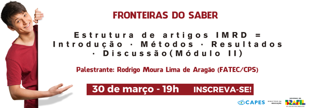 Fronteiras do Saber - 30 de março