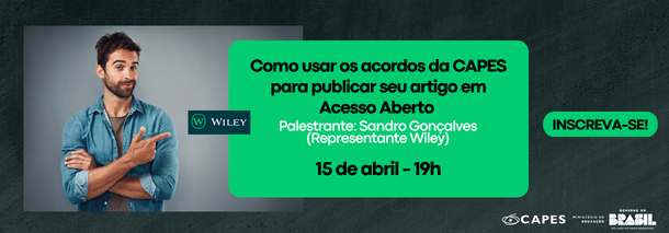 Acordos leitura e publicação Wiley - 15 de abril