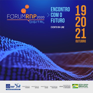 Banner de divulgação do Fórum RNP 2020