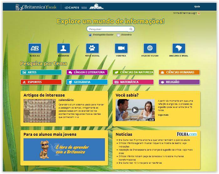 Britannica Escola realiza treinamentos para professores em novembro (Imagem: Britannica Escola)