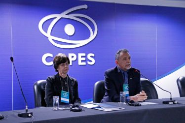 Geraldo Nunes explicou que o uso do ORCID trará racionalidade ao uso das bases de dados existentes (Foto: Haydée Vieira - CCS/CAPES)