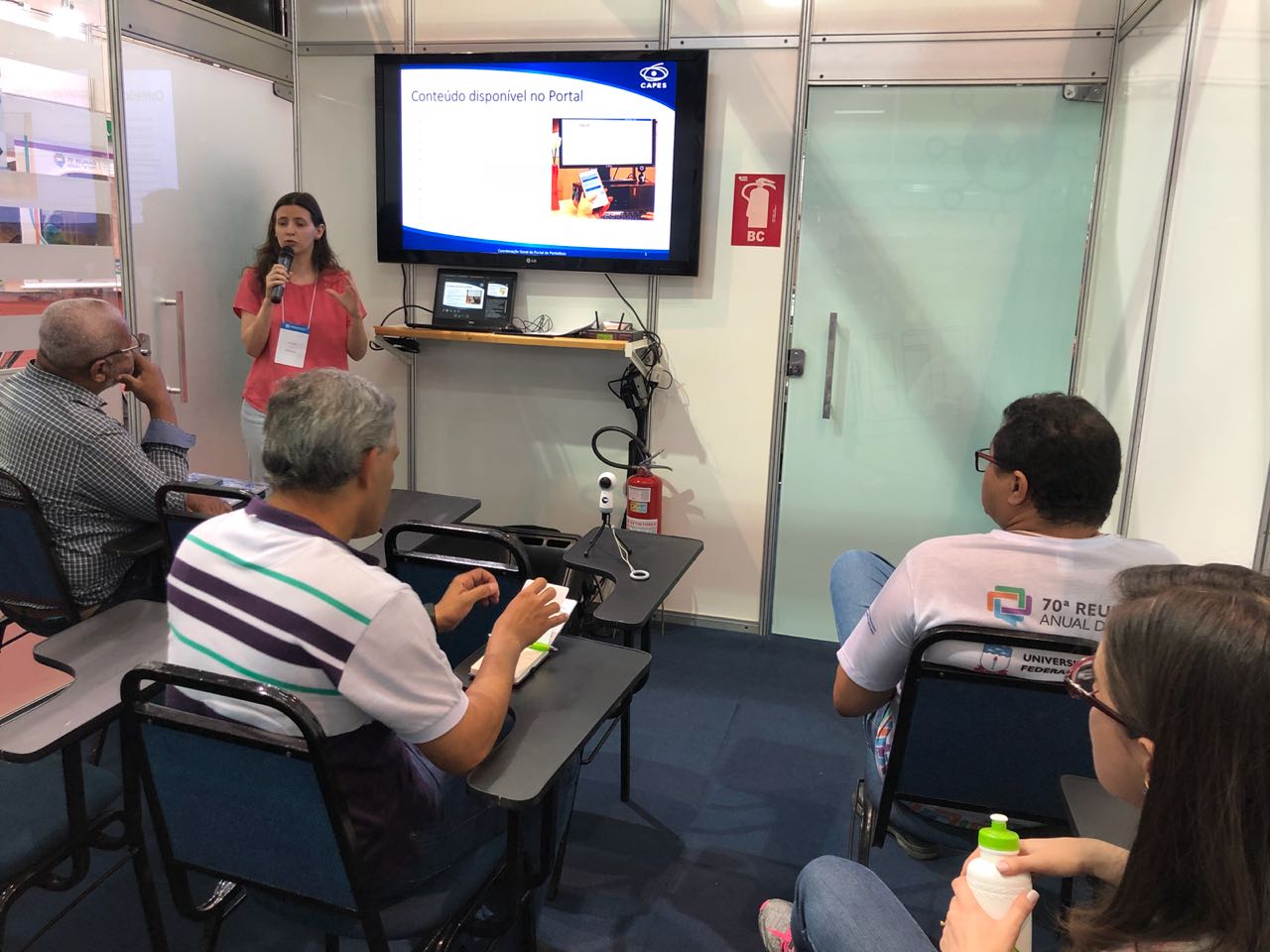 Público da 70ª Reunião Anual da SBPC pode participar de treinamento presencial do Portal de Periódicos (Foto: CCS/CAPES)